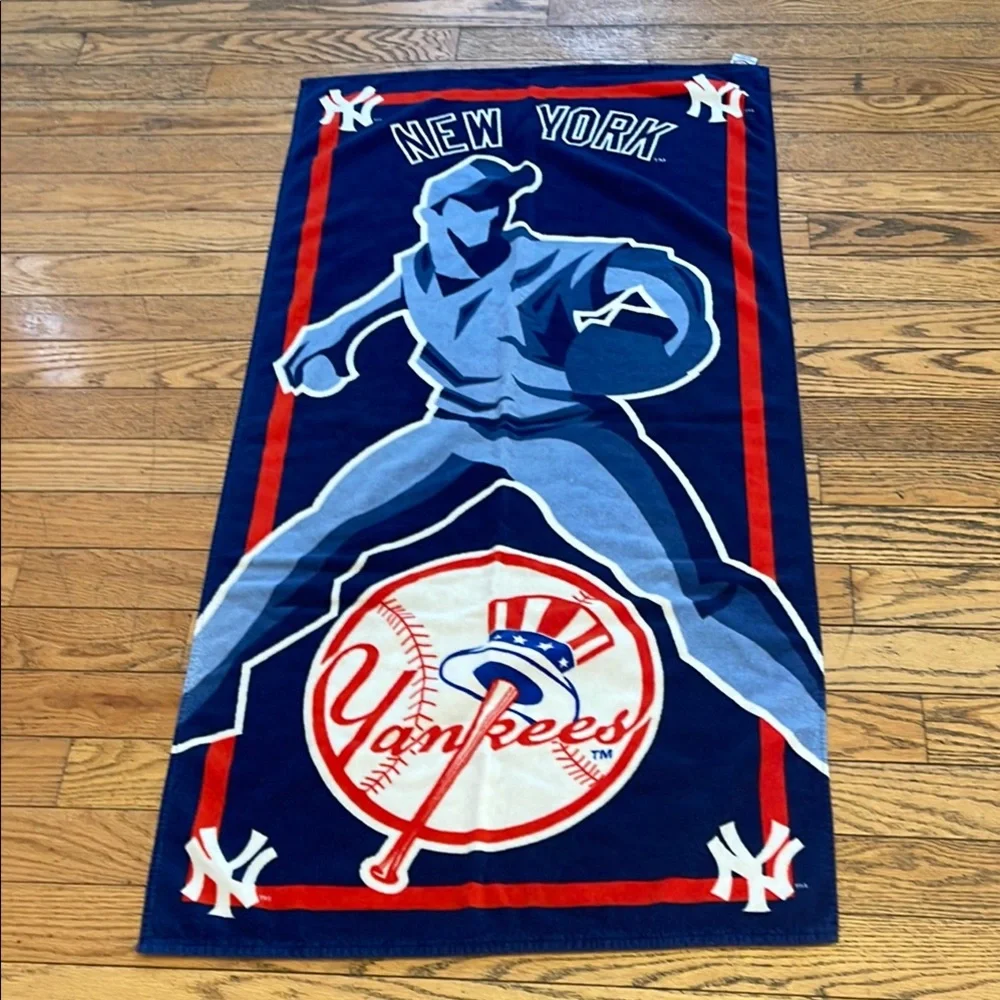 New York Yankees 100% Cotton MLB Towel NY Beach Bathroom Baseball Display Go Sox